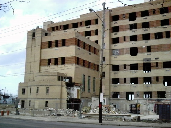 St. Alexis Hospital demolition